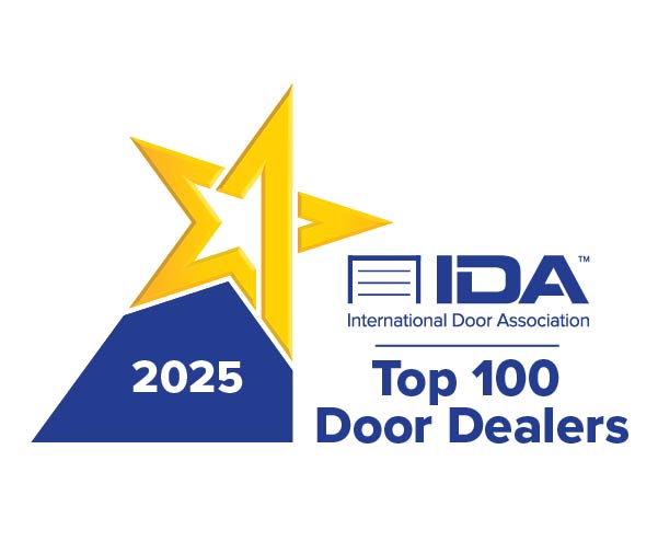 IDA Top 100 Door Dealers 2025 badge