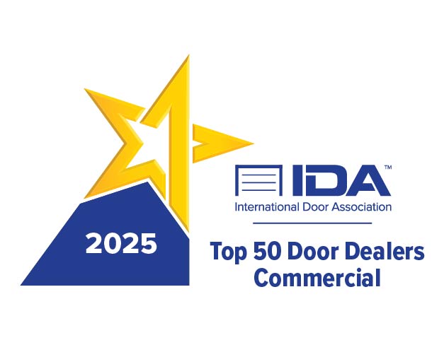 IDA Top 50 Door Dealers Commercial 2025 badge