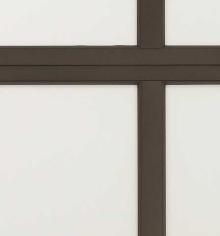 Amarr Horizon aluminum frame material close-up