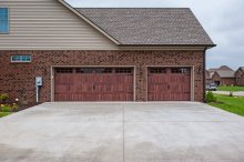 Home with CHI Accents Woodtones garage door