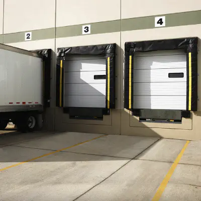 Insulated commercial sectional steel door