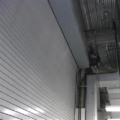 Cookson rolling service door at a hospital dock