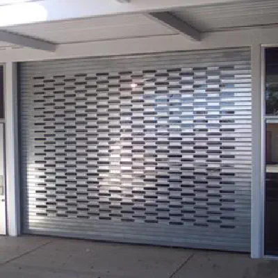 Cookson rolling service door with vision windows